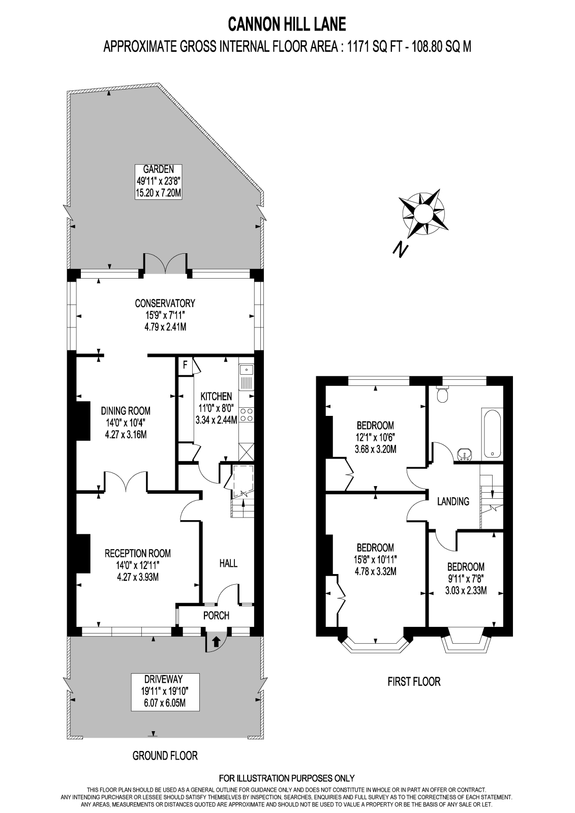 167, Cannon Hill Lane, Raynes Park floorplan