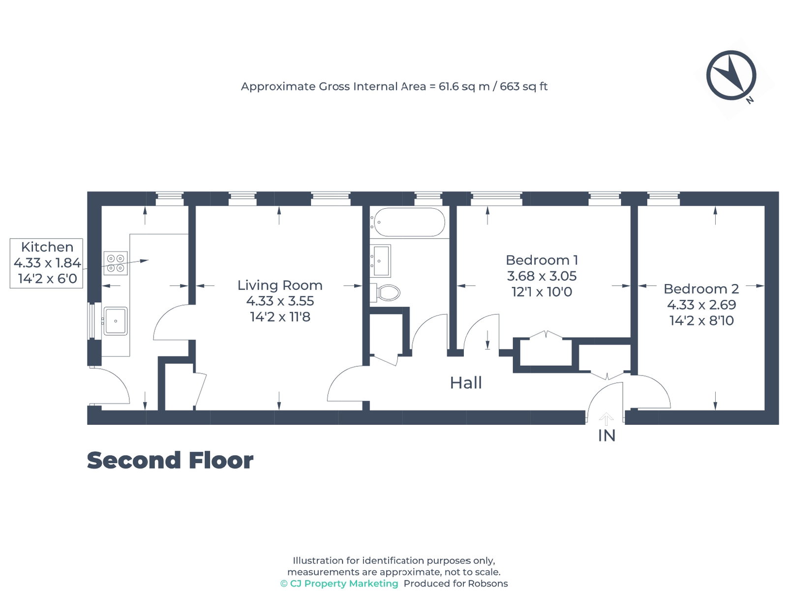 Sheraton House,Flat 2, Lower Road, Rickmansworth floorplan