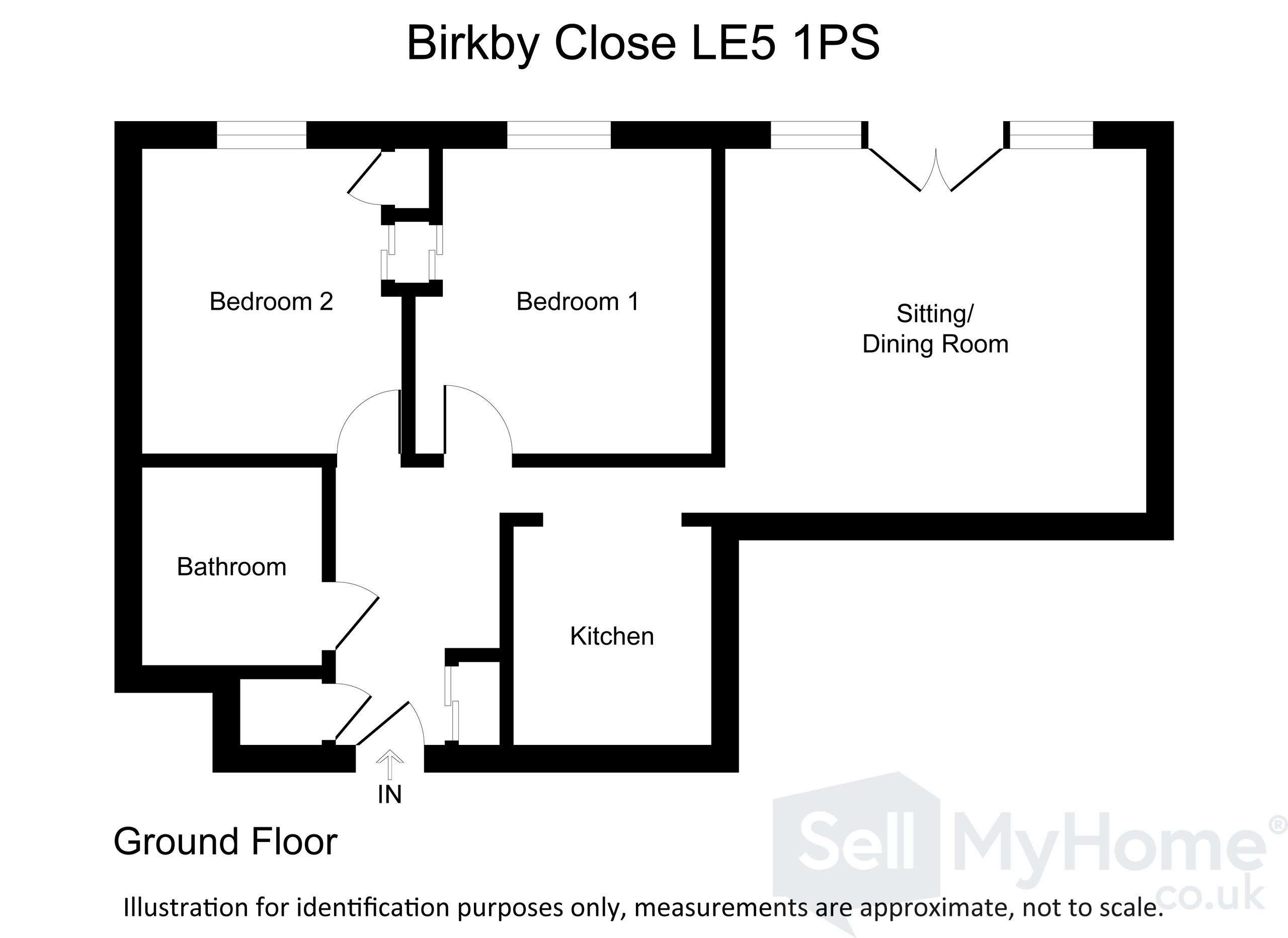 Flat 34, Leicester floorplan