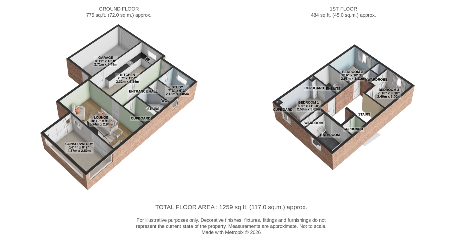 5, SIR FRANK WHITTLE GARDENS, LEAMINGTON SPA floorplan