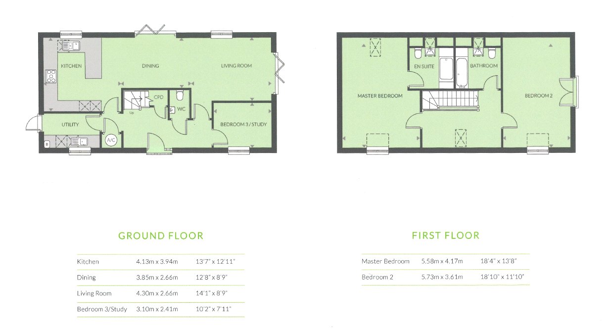 Plot 28, The Bellflower,, Turnpike Fields, Chudleigh Knighton floorplan