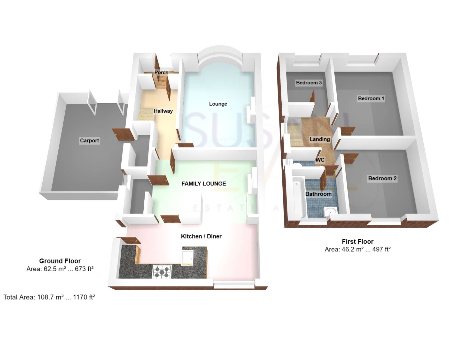 22, Hawthorne Road, Thornton Cleveleys floorplan