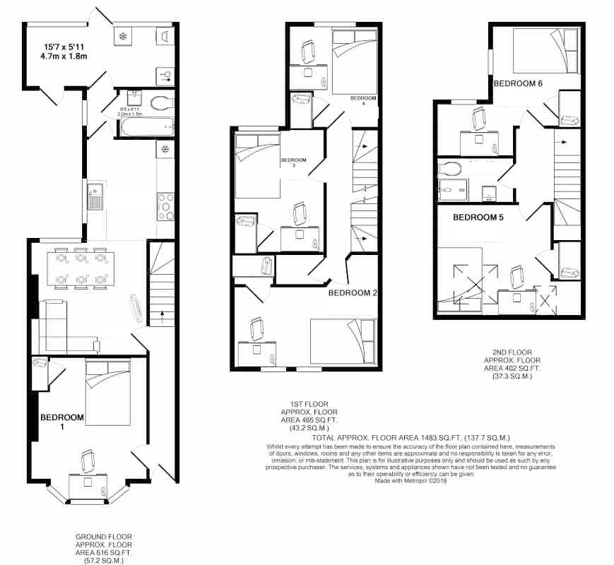 50, St Augustine Road, Portsmouth floorplan