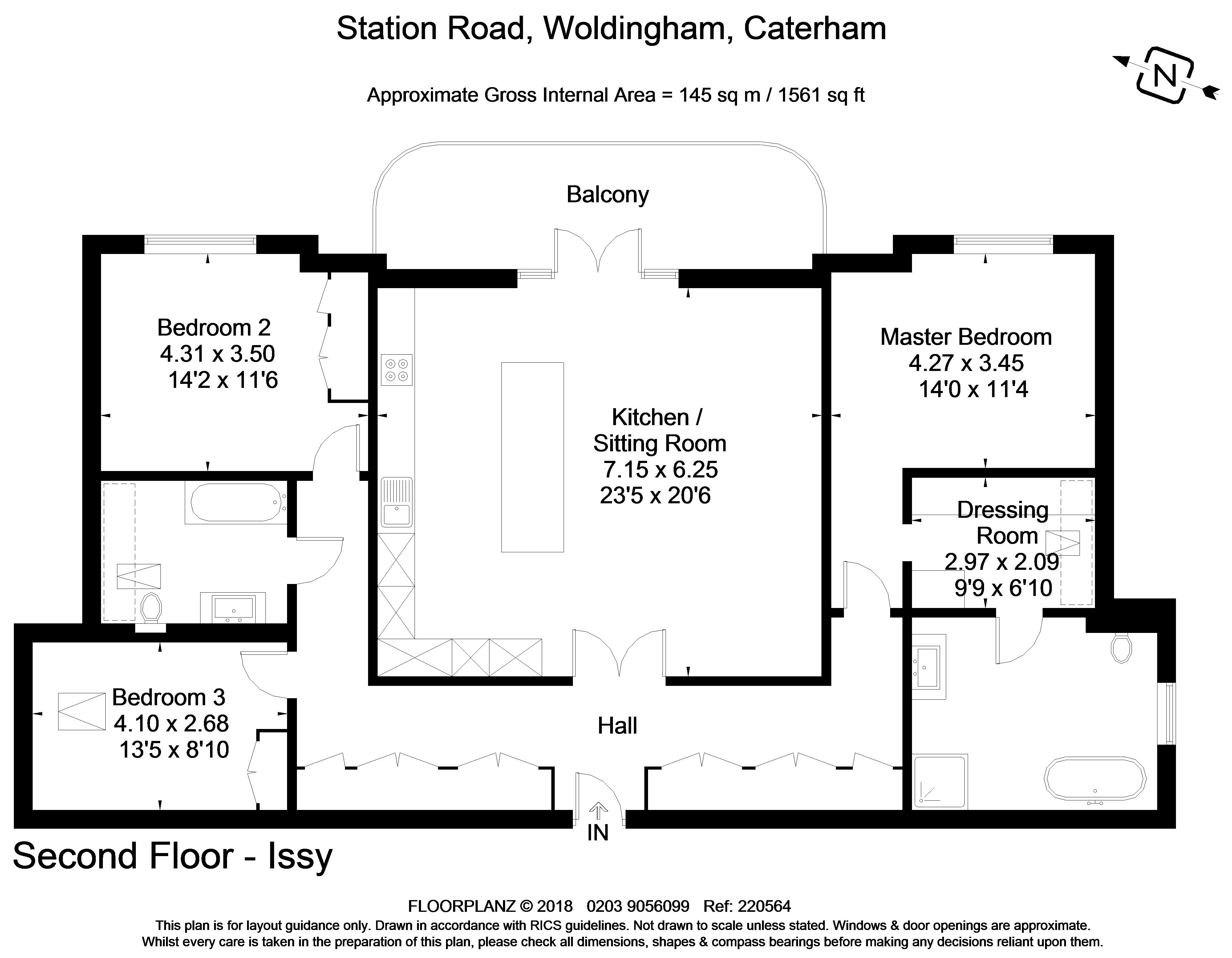 3 Bedrooms Flat to rent in The Crescent, Station Road, Woldingham, Caterham CR3