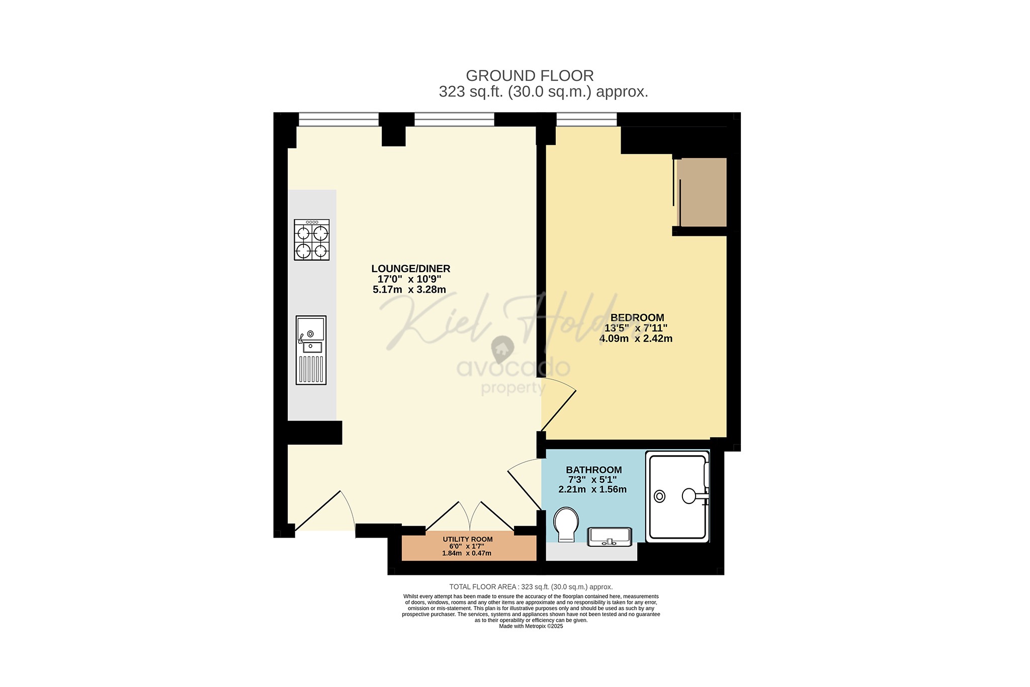 Flat 206, Garrard House, Reading floorplan
