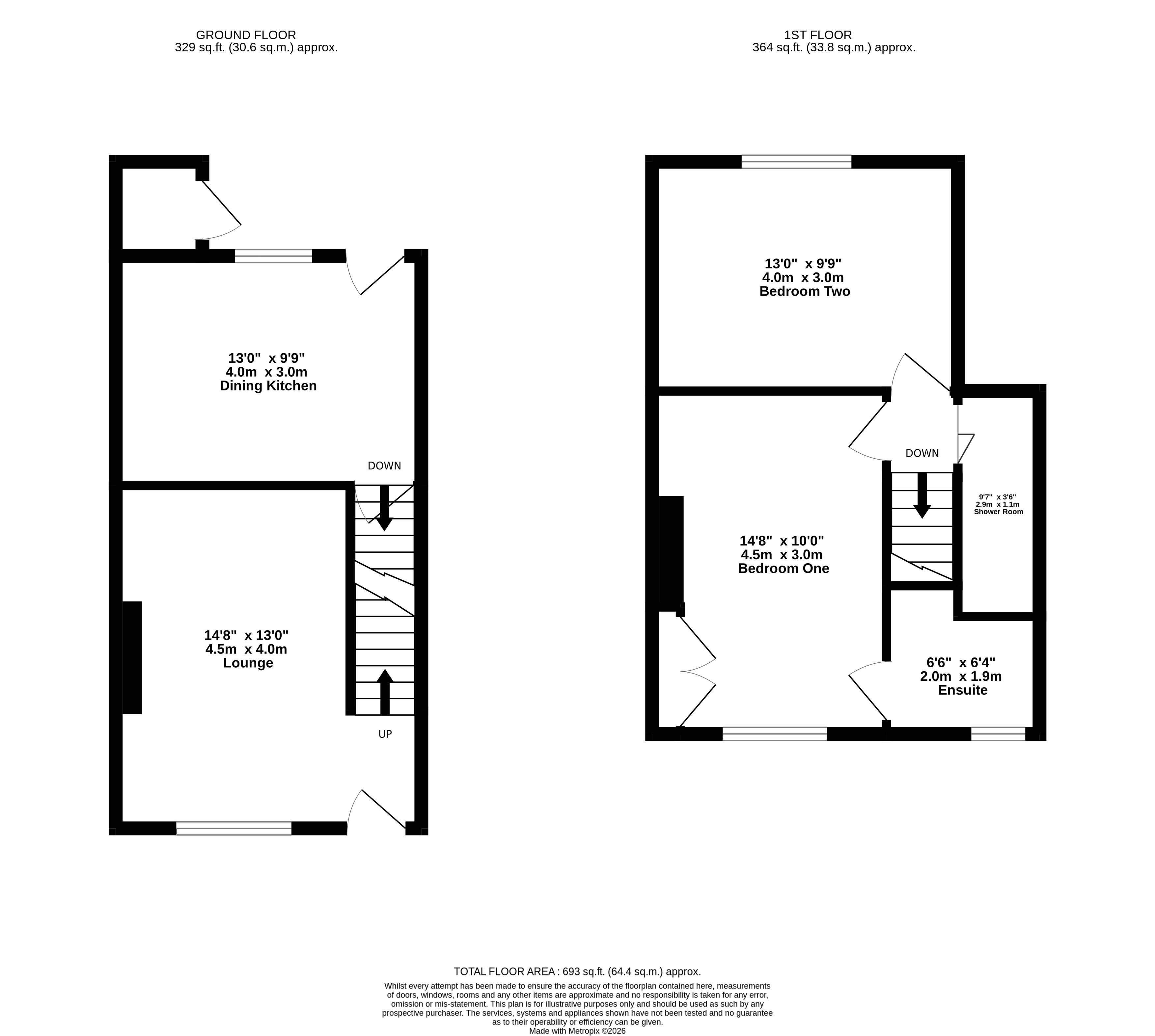 31, Hightown Lane, Holmfirth floorplan