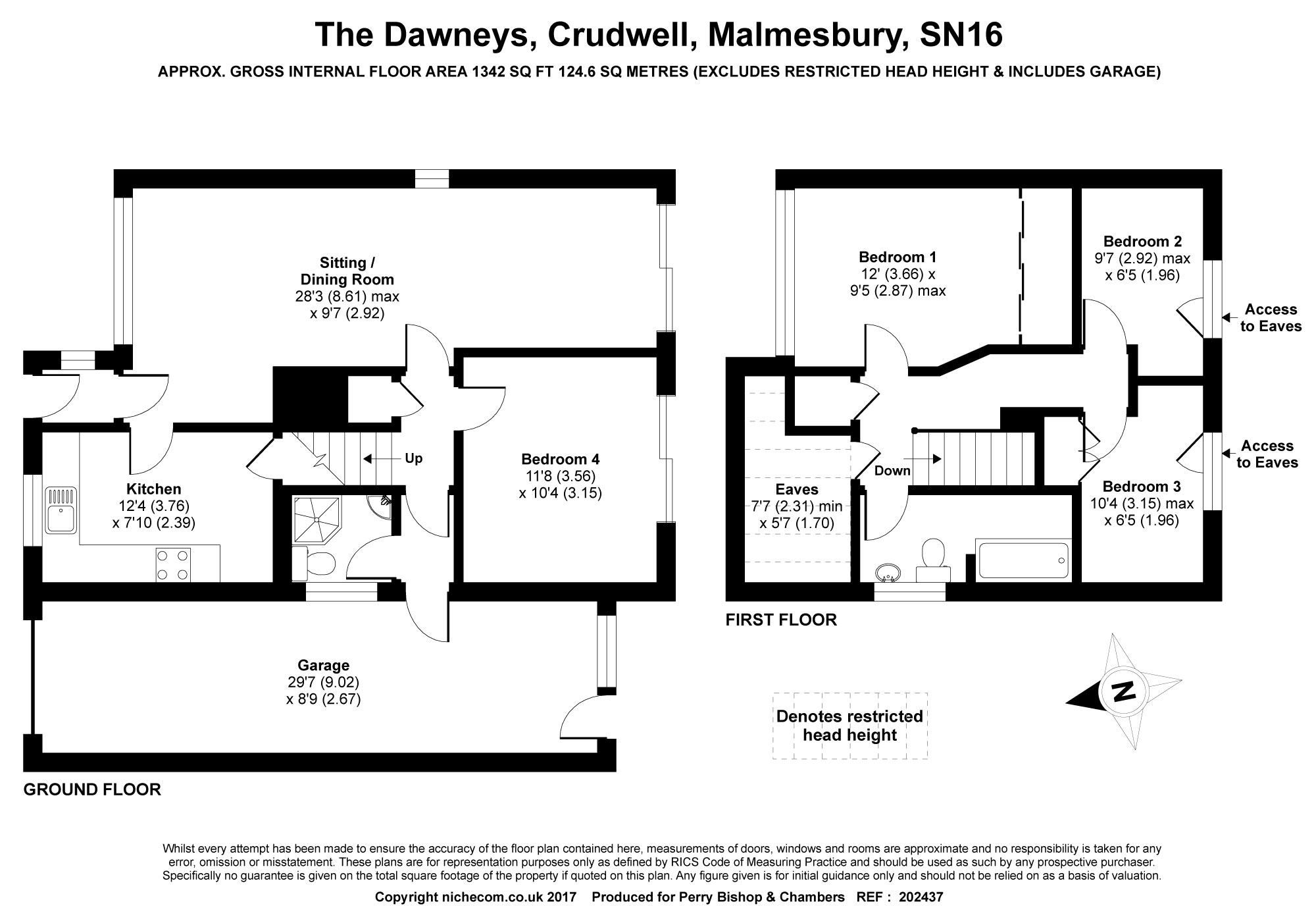 3 Bedrooms Link-detached house for sale in The Dawneys, Crudwell, Malmesbury SN16