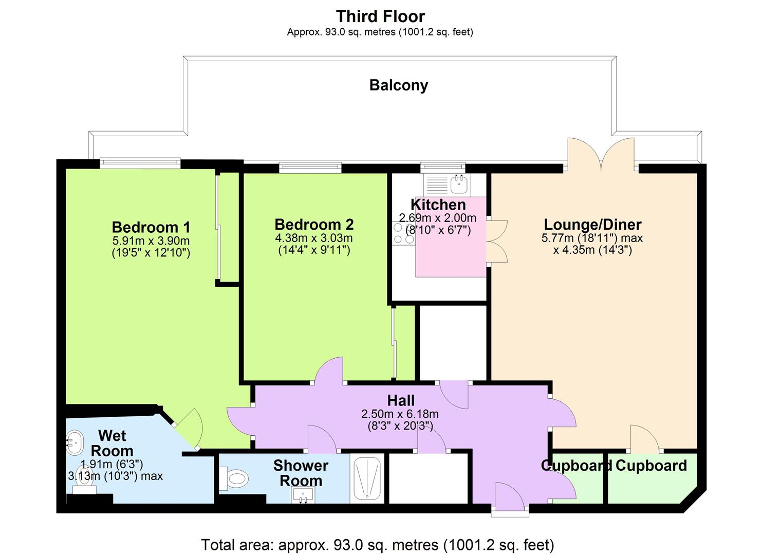 Wilford Lane, West Bridgford, Nottingham NG2, 2 bedroom flat for sale