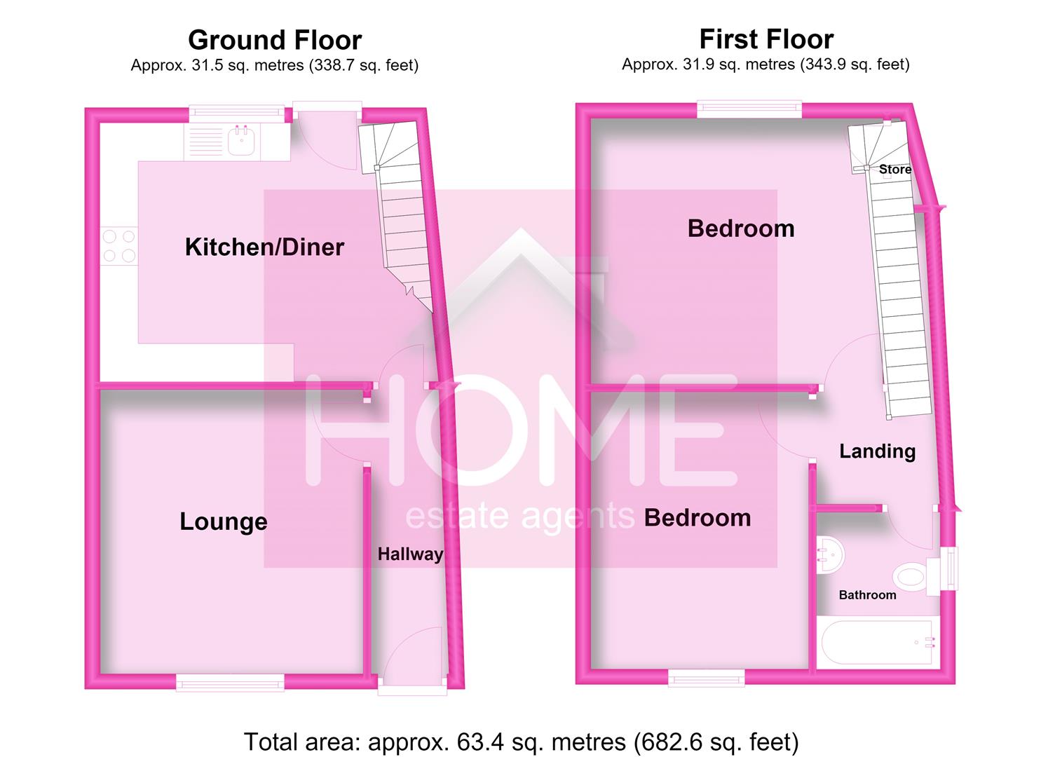 57, Garden Street, Manchester floorplan