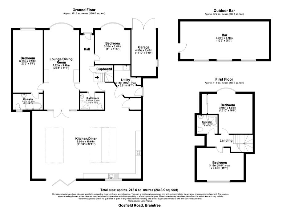 16, Gosfield Road, Braintree floorplan