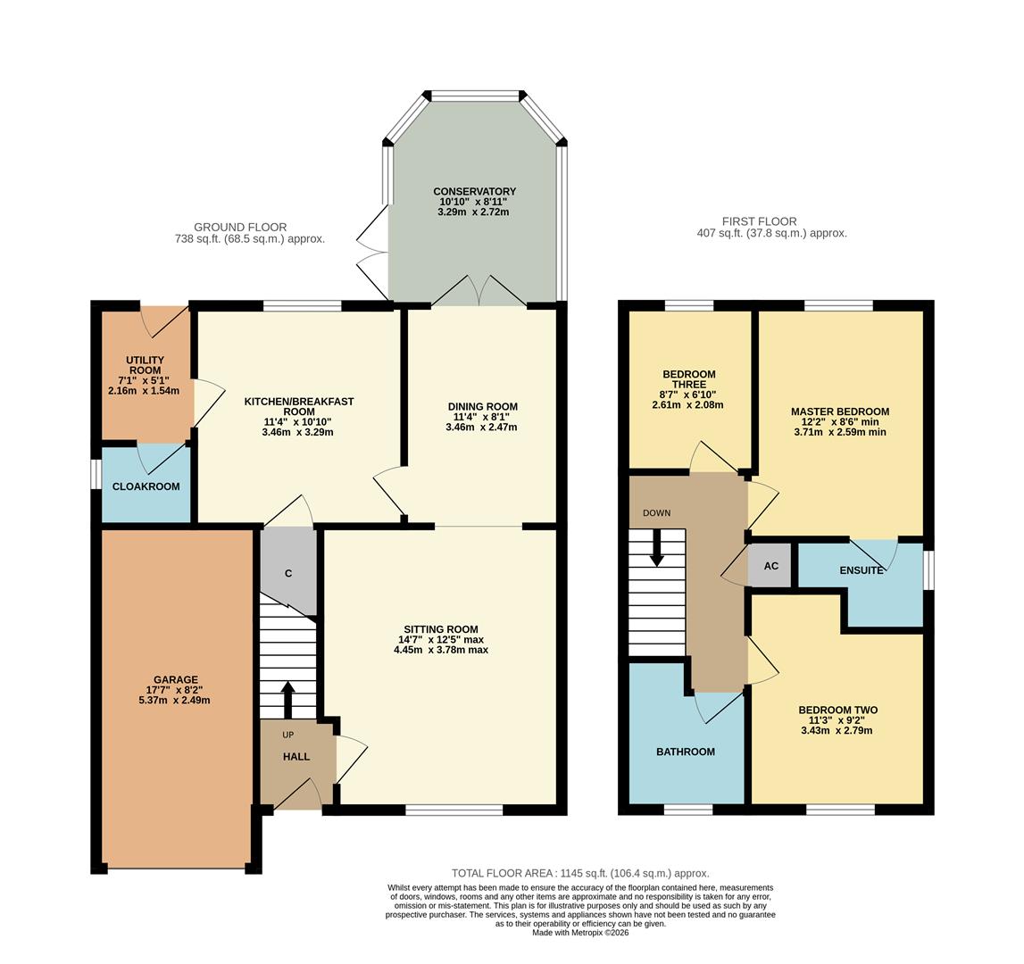 11, Blackwellhams, Chippenham floorplan