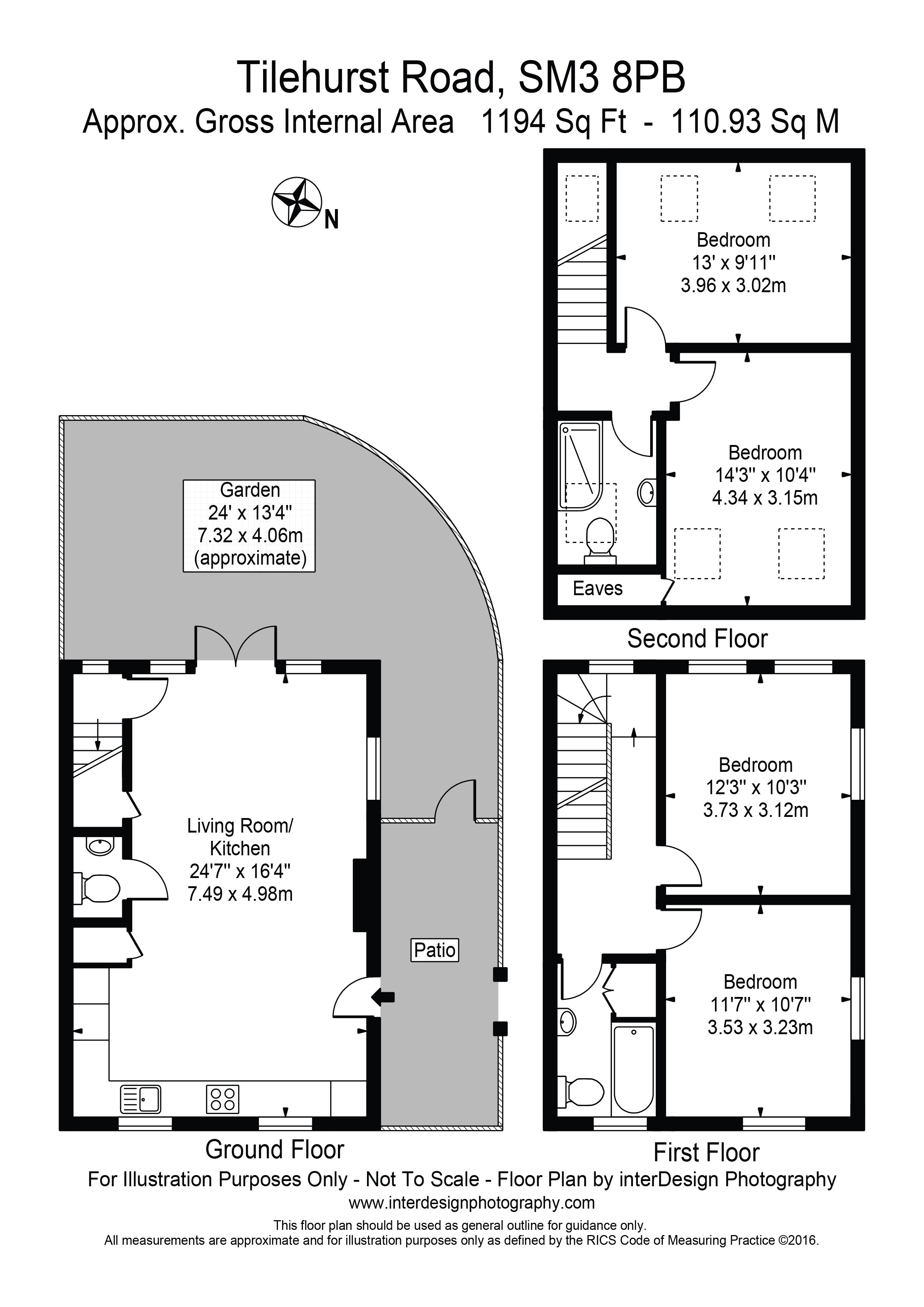 2A,, Tilehurst Road, Sutton floorplan