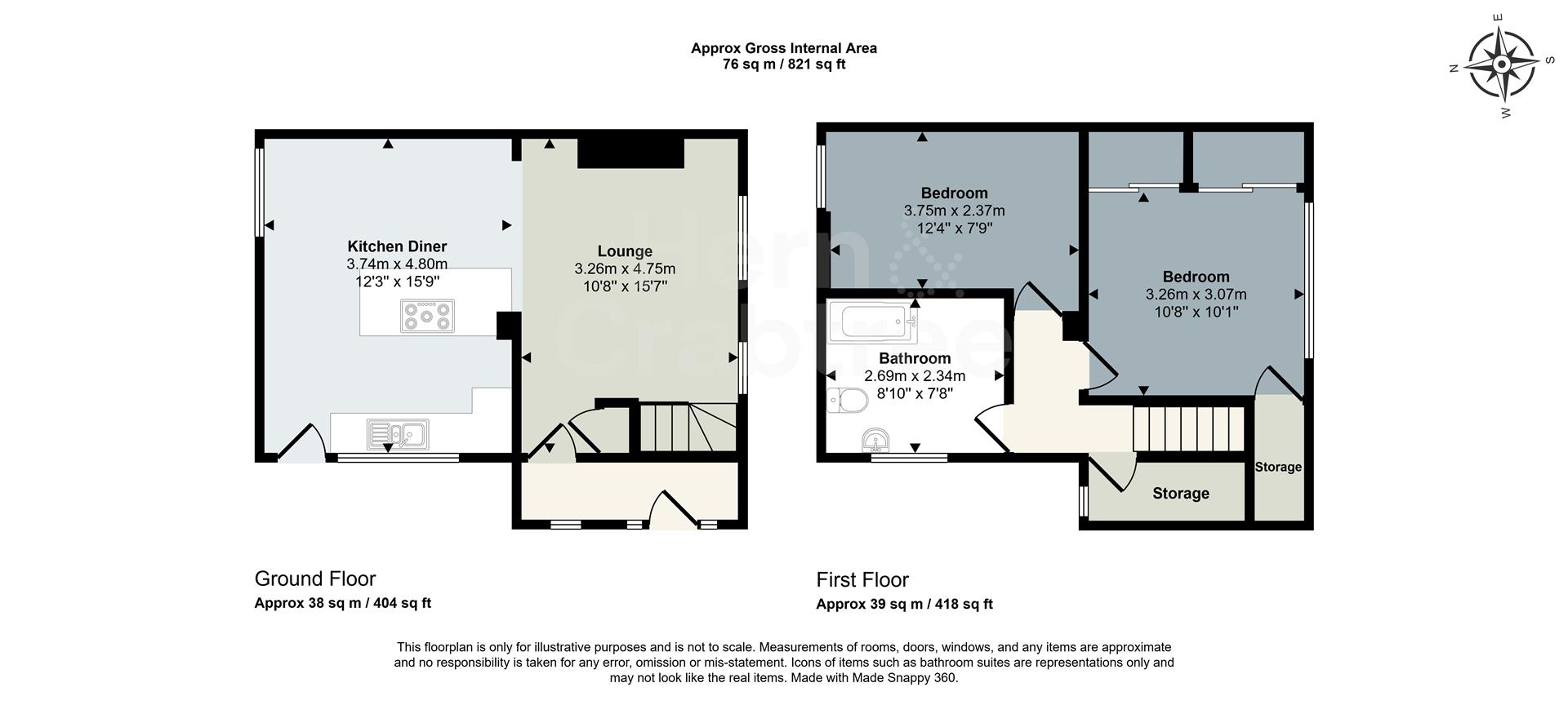 12, Orchard Place, Canton floorplan