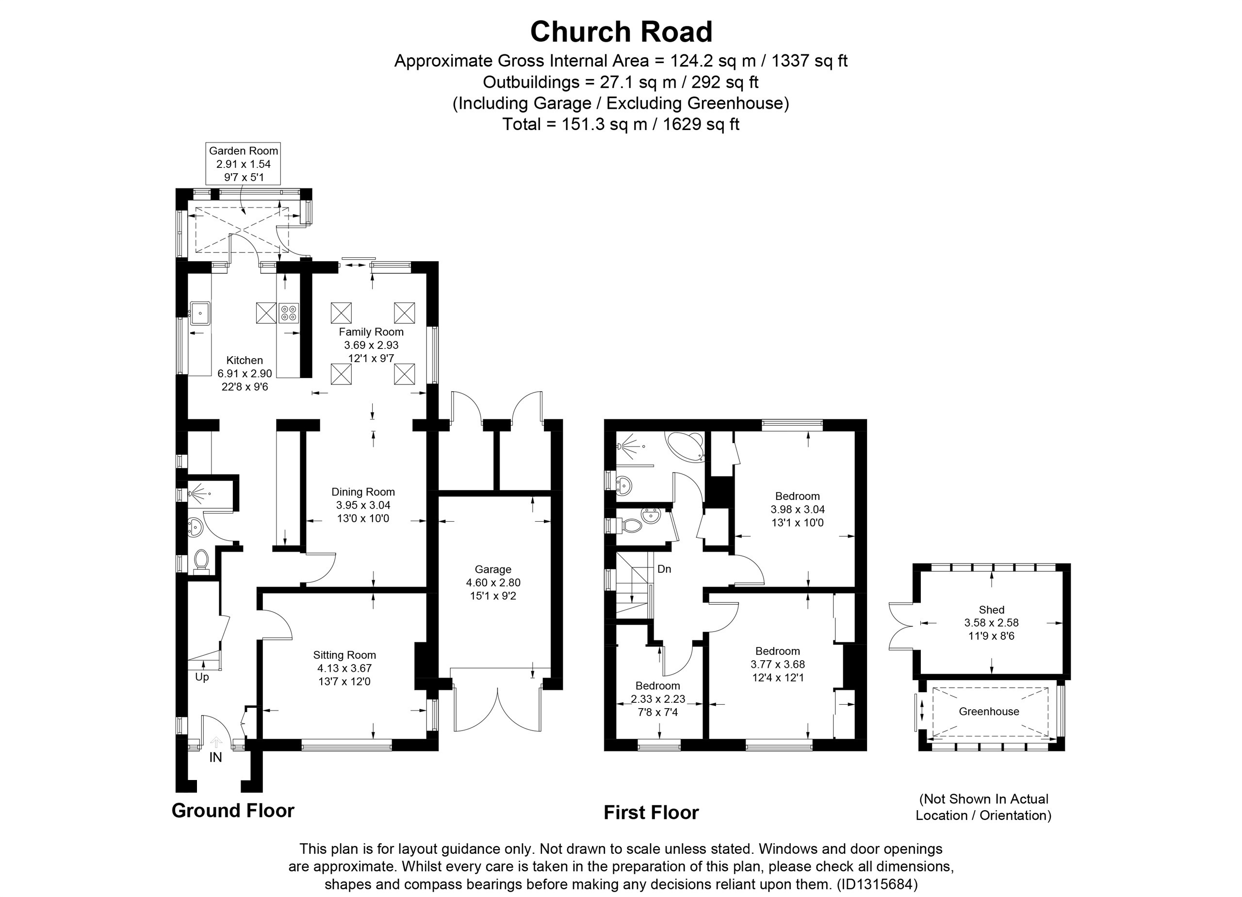 12, Church Road, Leighton Buzzard floorplan