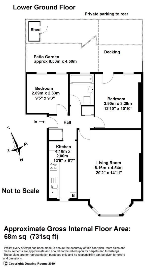 2 Bedrooms Flat for sale in Grove Road, Surbiton KT6