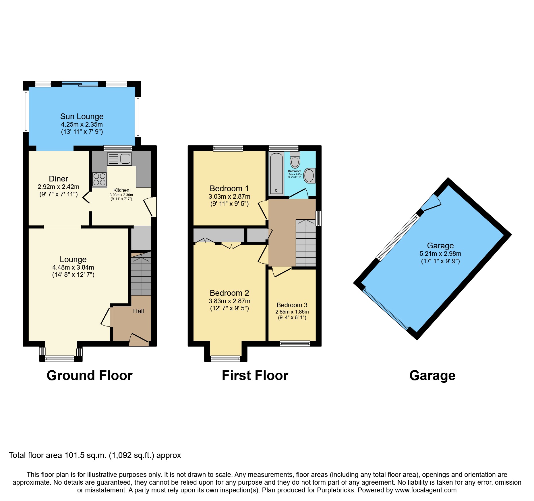 10, Witchford Close, Lincoln floorplan