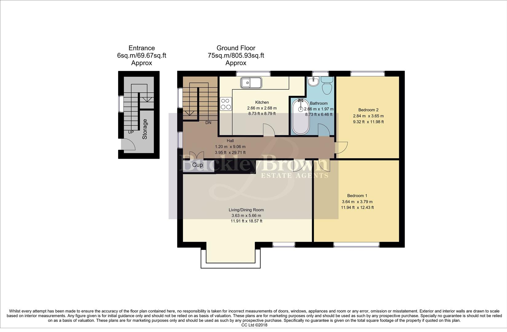 3, Oxton Close, Mansfield floorplan
