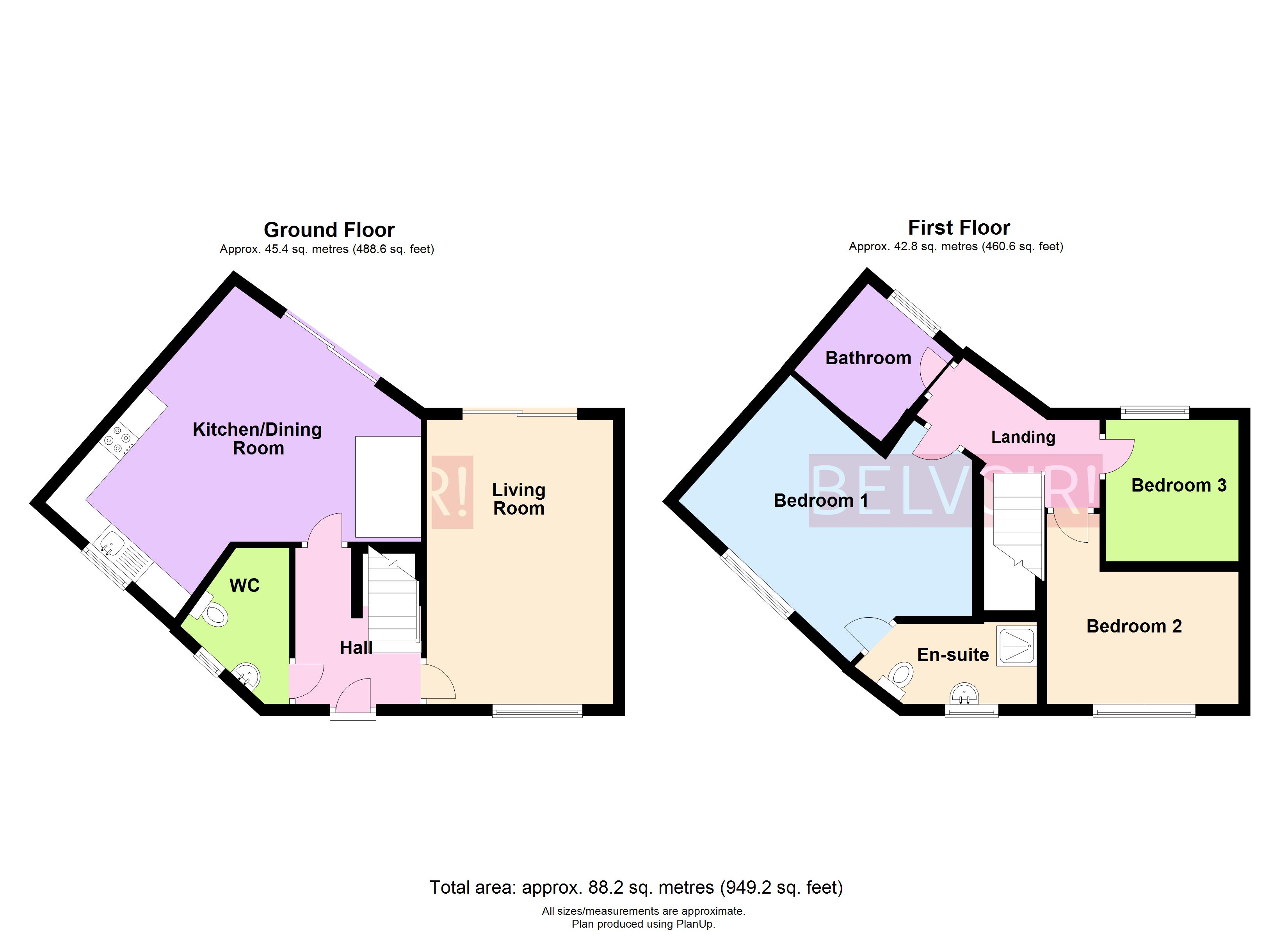 3 Bedrooms End terrace house for sale in Woodfield Close, Kingstone, Hereford HR2