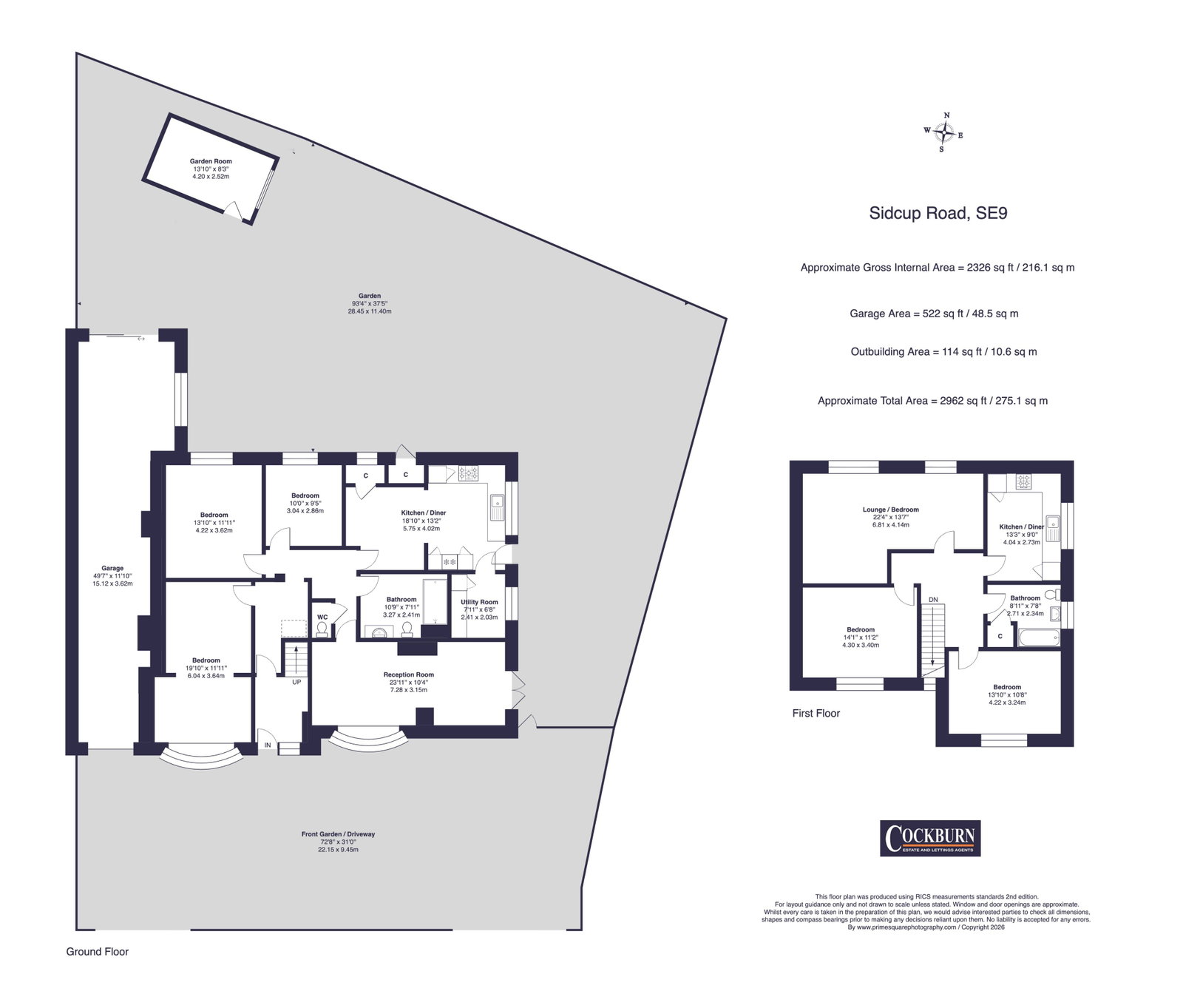 853, Sidcup Road, London floorplan