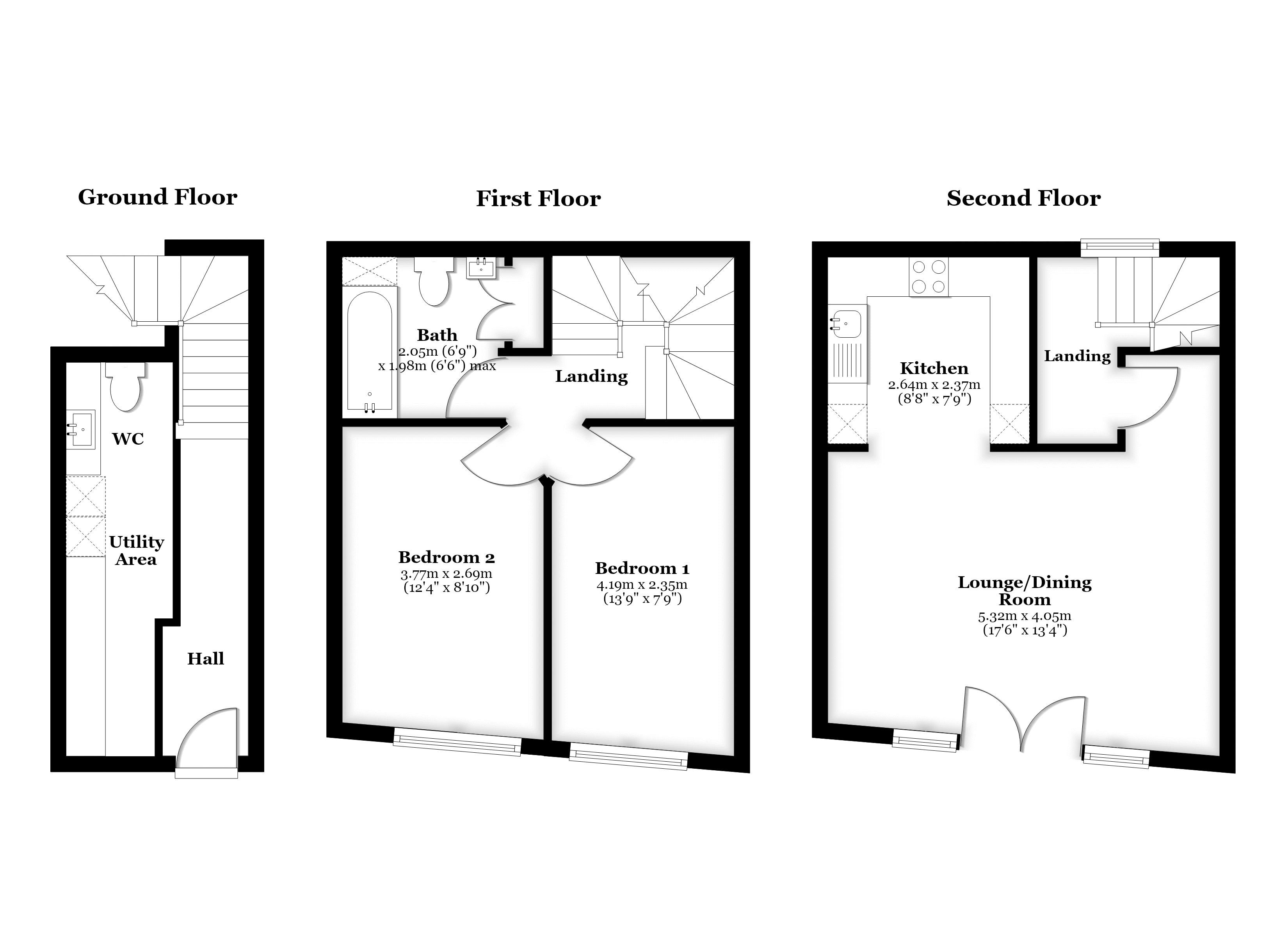 Highview,, Back Main Street, Grange-Over-Sands floorplan