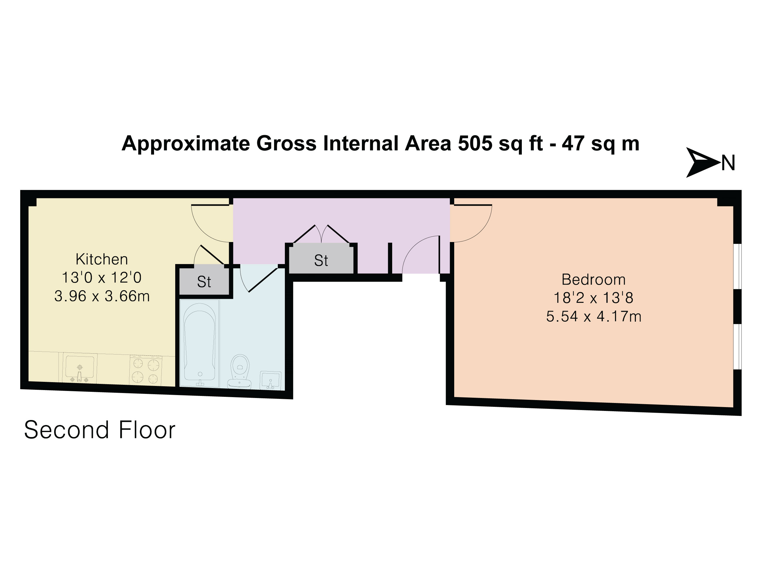 Second Floor Flat, 136, Old Street, Islington floorplan
