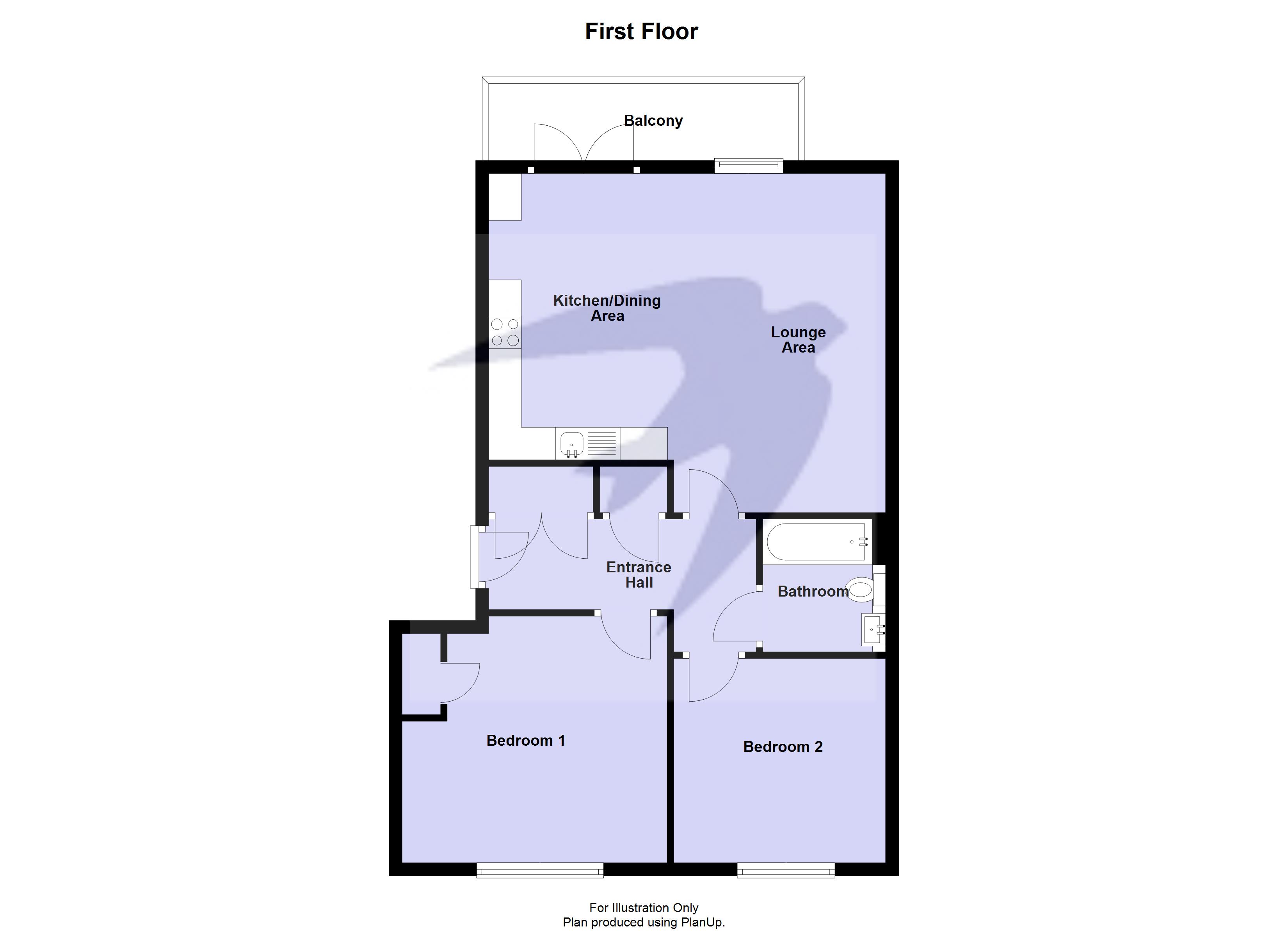 76, Davis Way, Kent floorplan