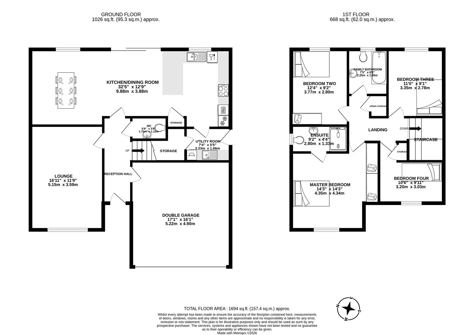6, Riley Place, Chorley floorplan