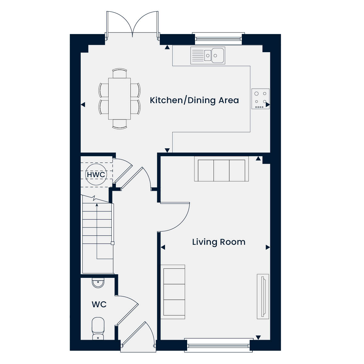 129, Station Road, Newport floorplan