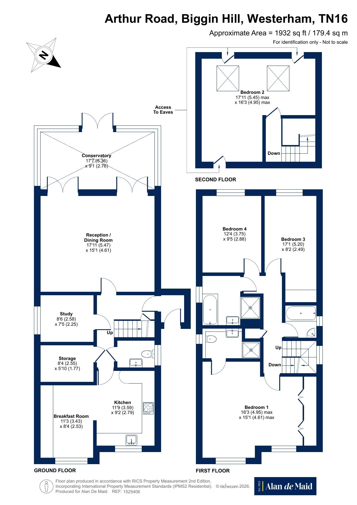 9B, Arthur Road, Kent floorplan