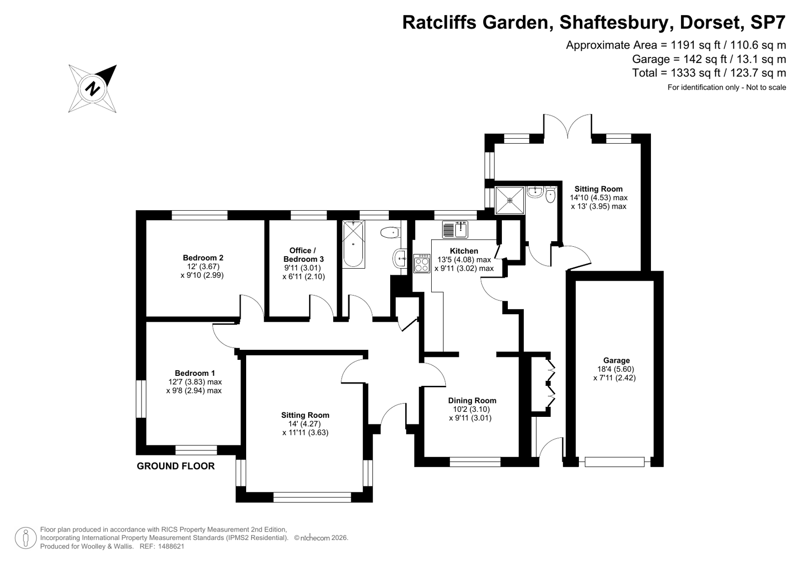 11, Ratcliffs Garden, Dorset floorplan