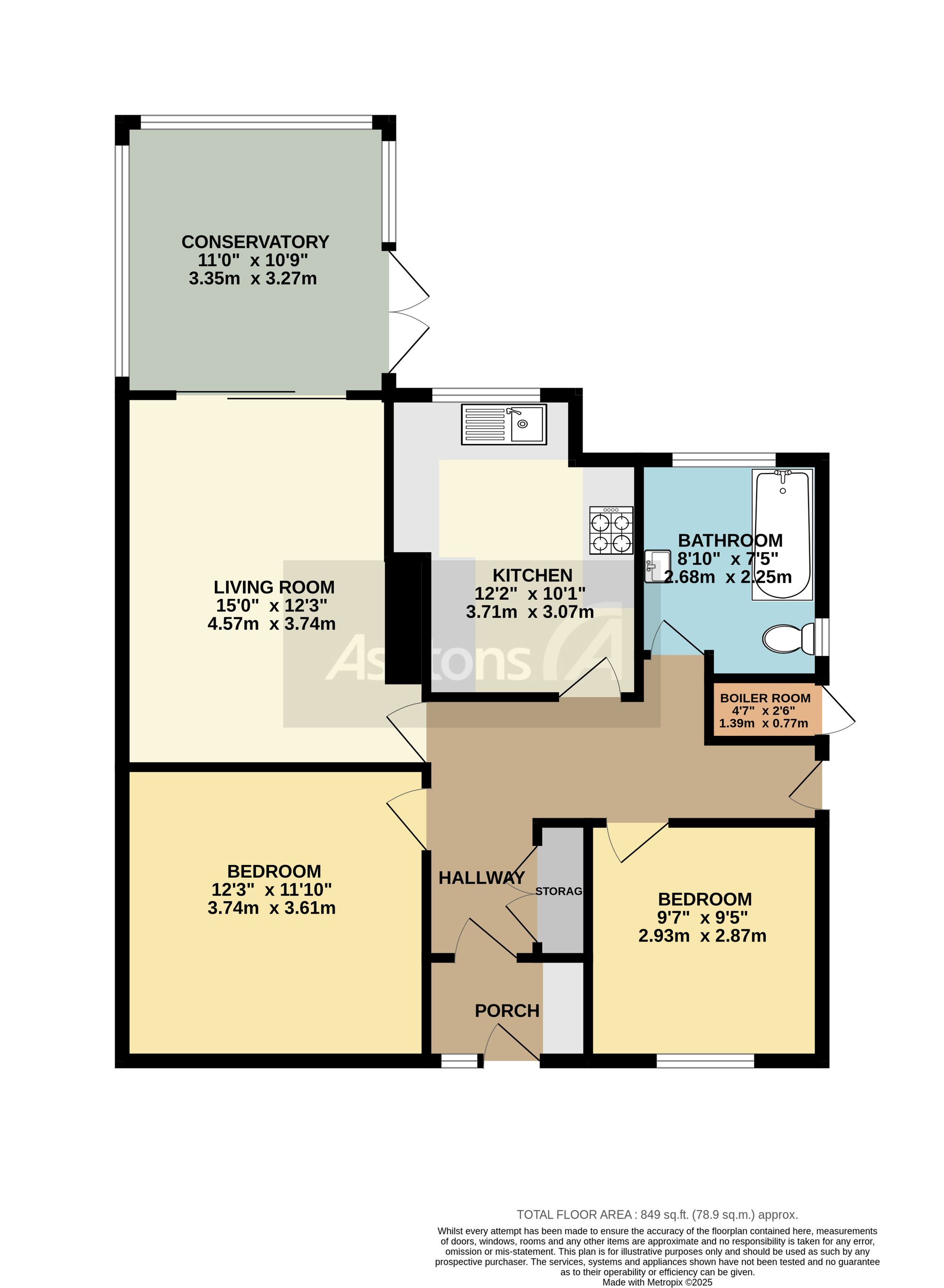 14 Adamson Street, Wigan floorplan