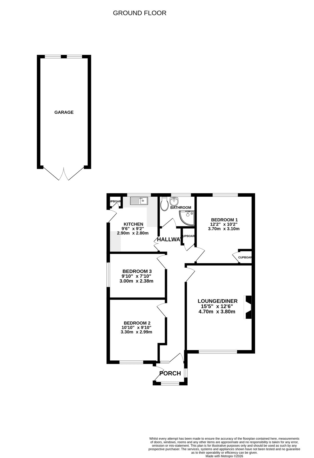13, Burns Avenue, Fleet floorplan