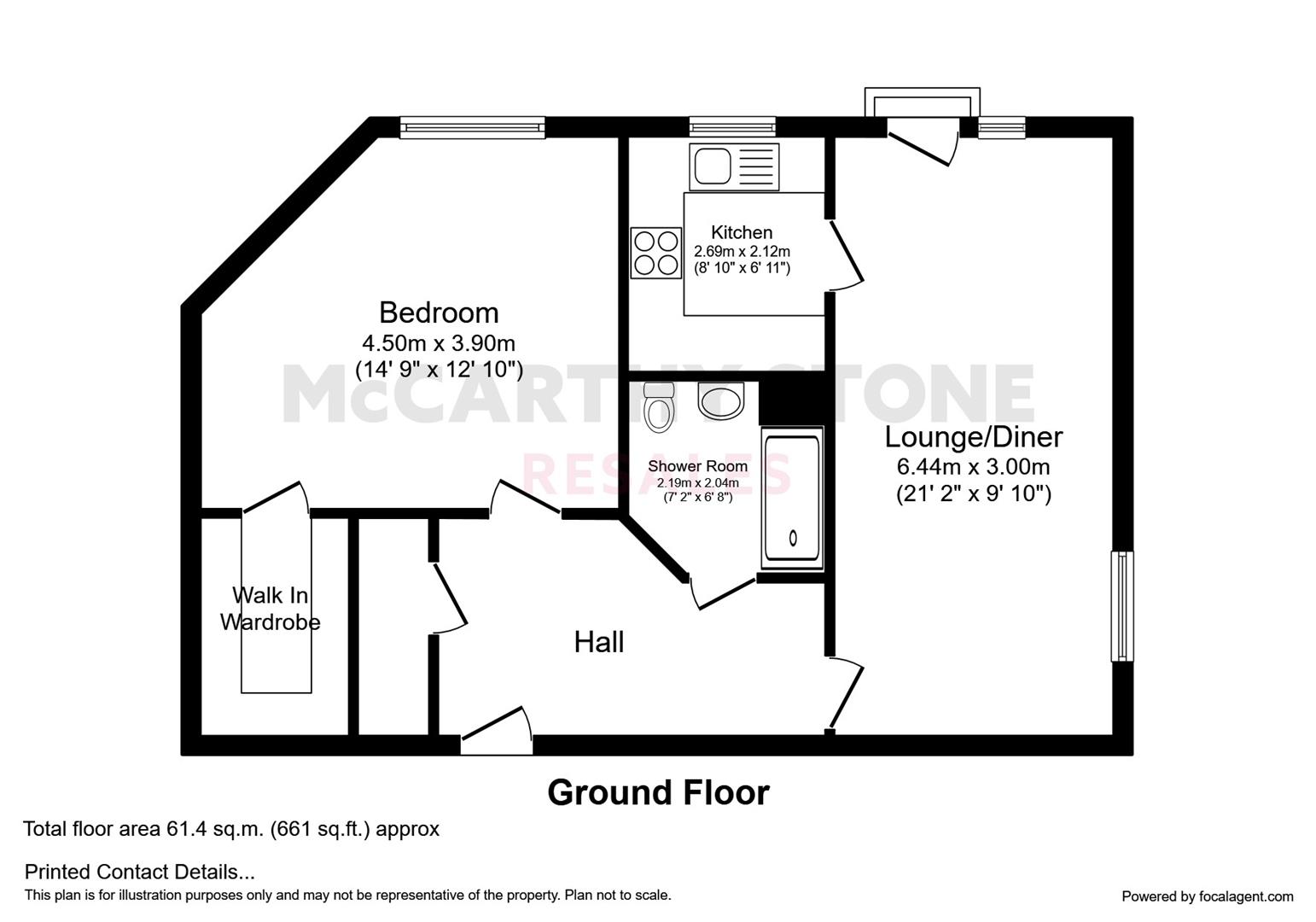 15 White Fields Court, 1 Manley Close, Whitfield floorplan