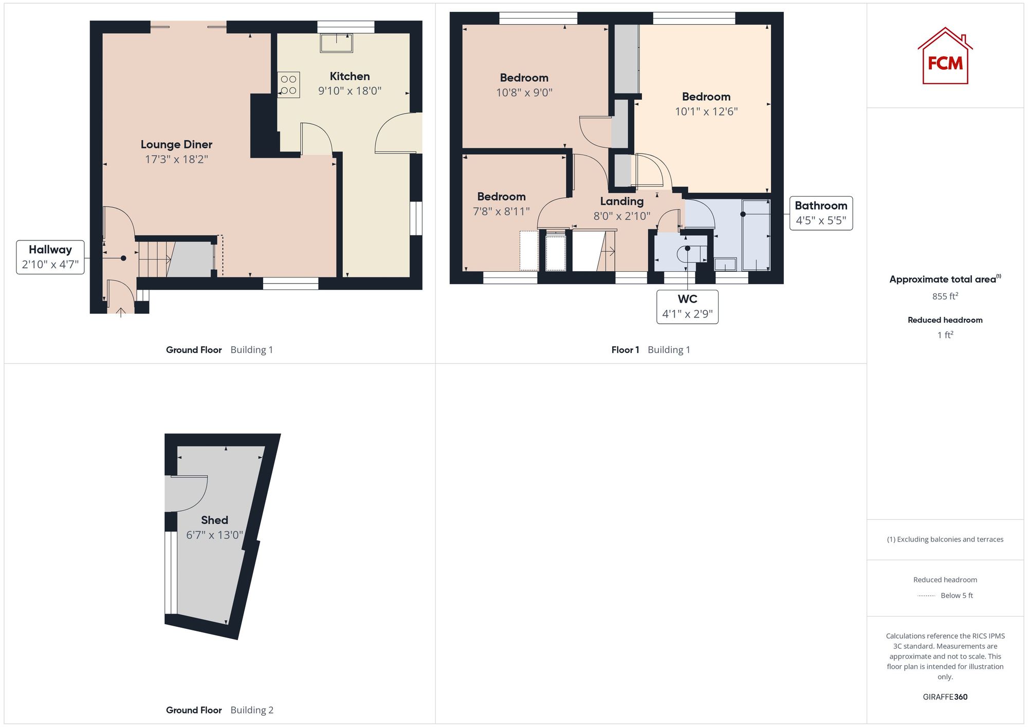7 Kinniside Avenue, Whitehaven floorplan