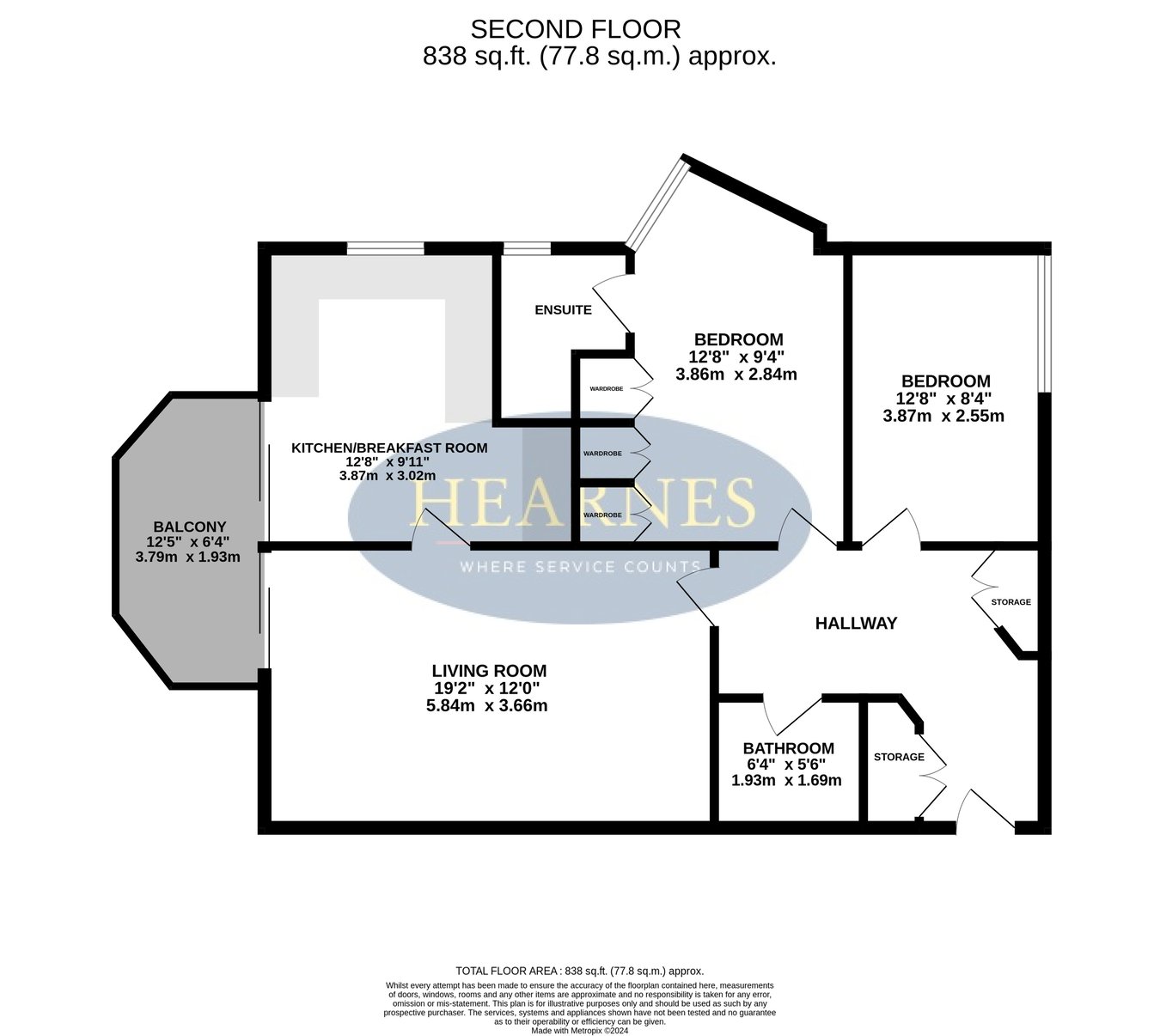 Stockwood Court, St Winifreds Road, Bournemouth floorplan