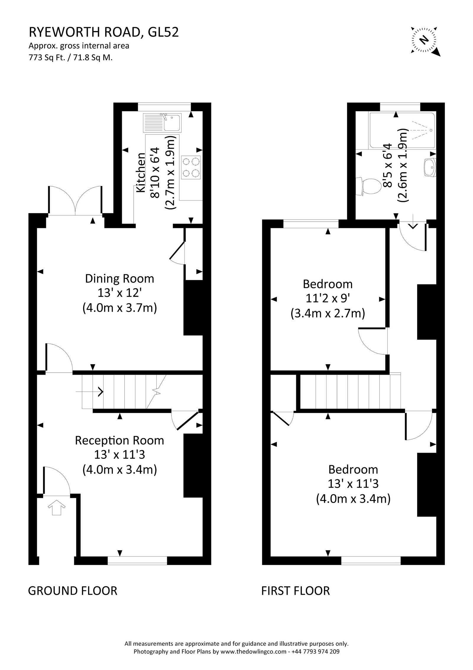 136, Ryeworth Road, Cheltenham floorplan