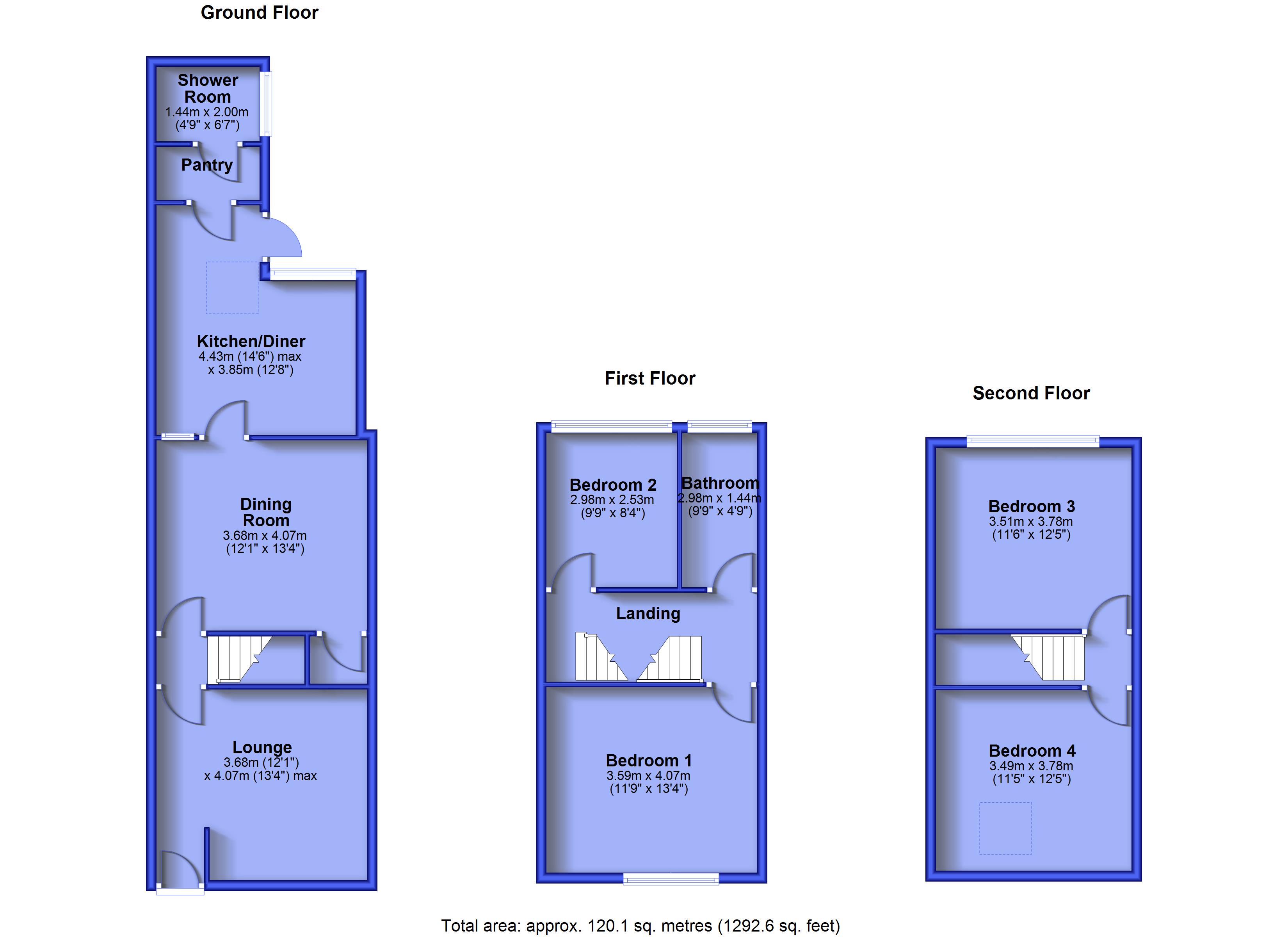 30a, Spring Street, Greater Manchester floorplan