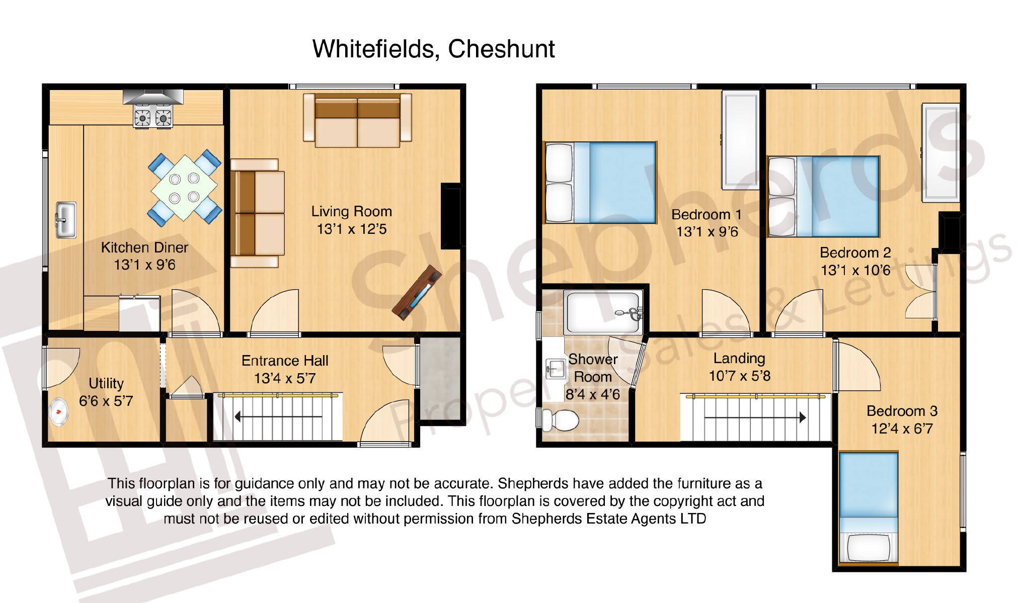 3 Bedrooms End terrace house for sale in Whitefields Road, Waltham Cross, Hertfordshire EN8