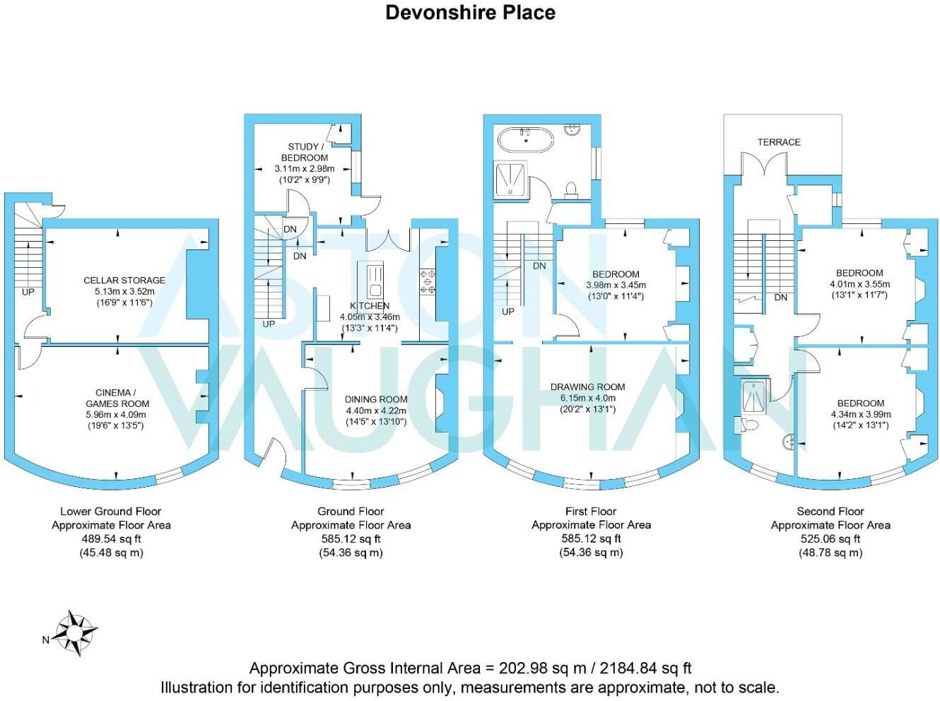 42 Devonshire Place, Brighton, East Sussex floorplan