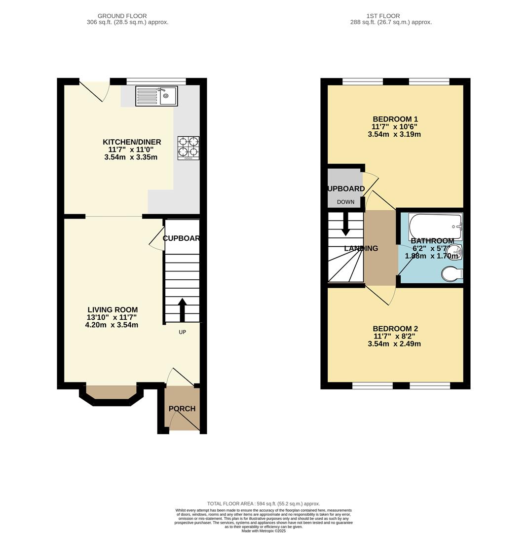 10a, Gloucester Road, Exeter floorplan