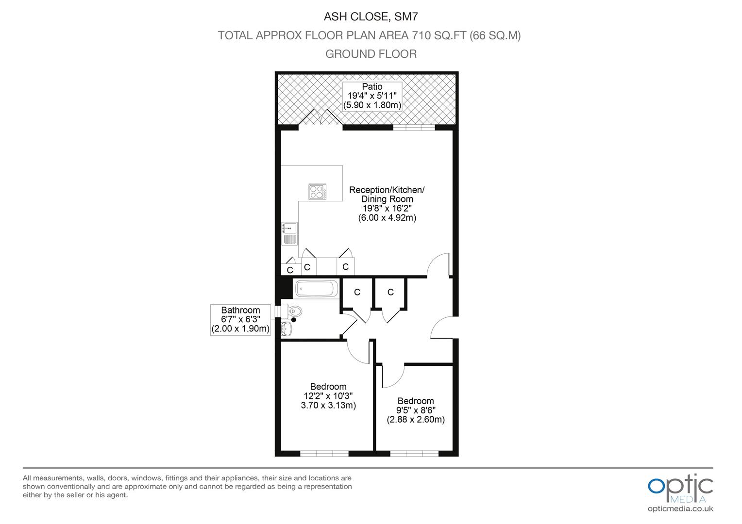 Ash Close, Banstead SM7, 2 bedroom flat for sale 65778208 PrimeLocation