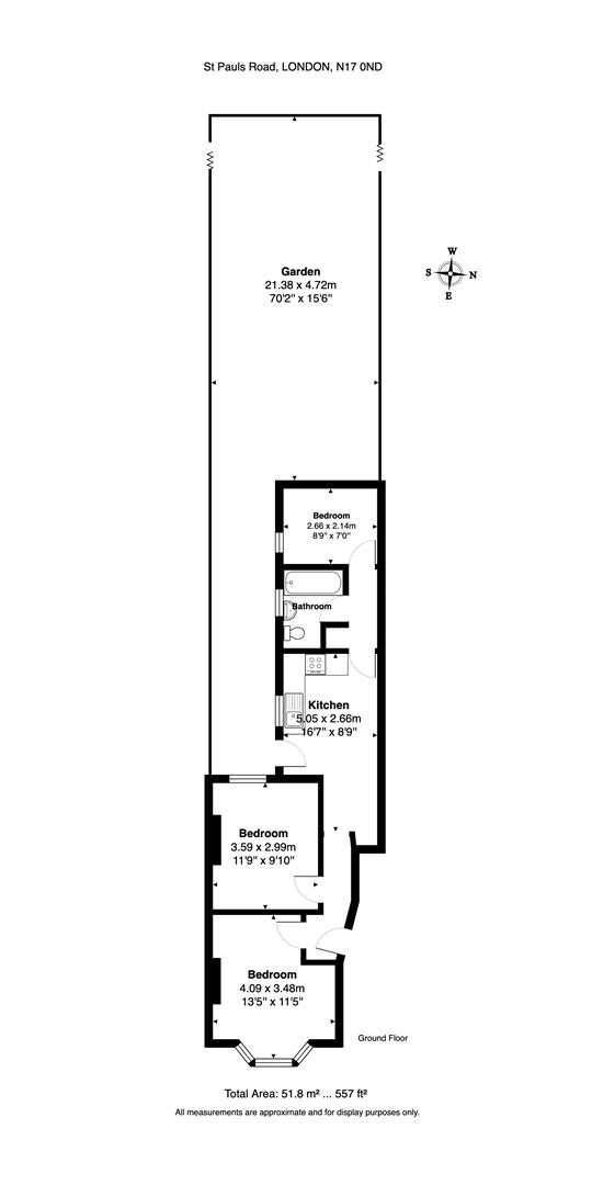 45a, St. Pauls Road, London floorplan