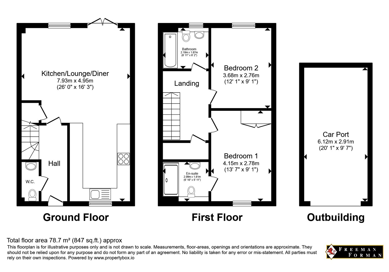 10, Standings Close, Tonbridge floorplan