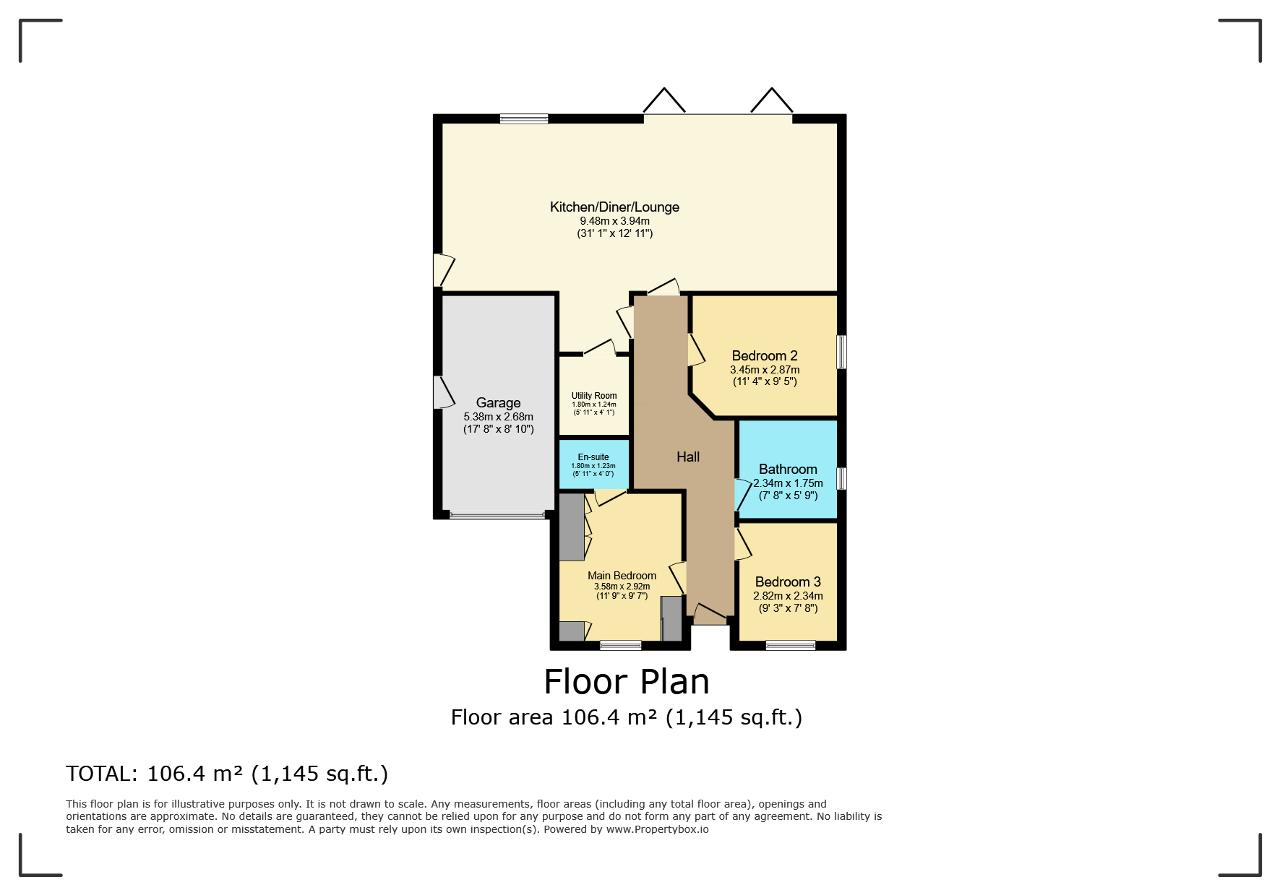 Kezia, Chapel Lane, Wisbech floorplan
