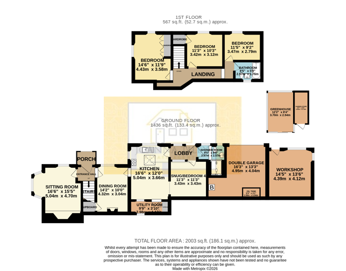 The Street, Compton Martin floorplan