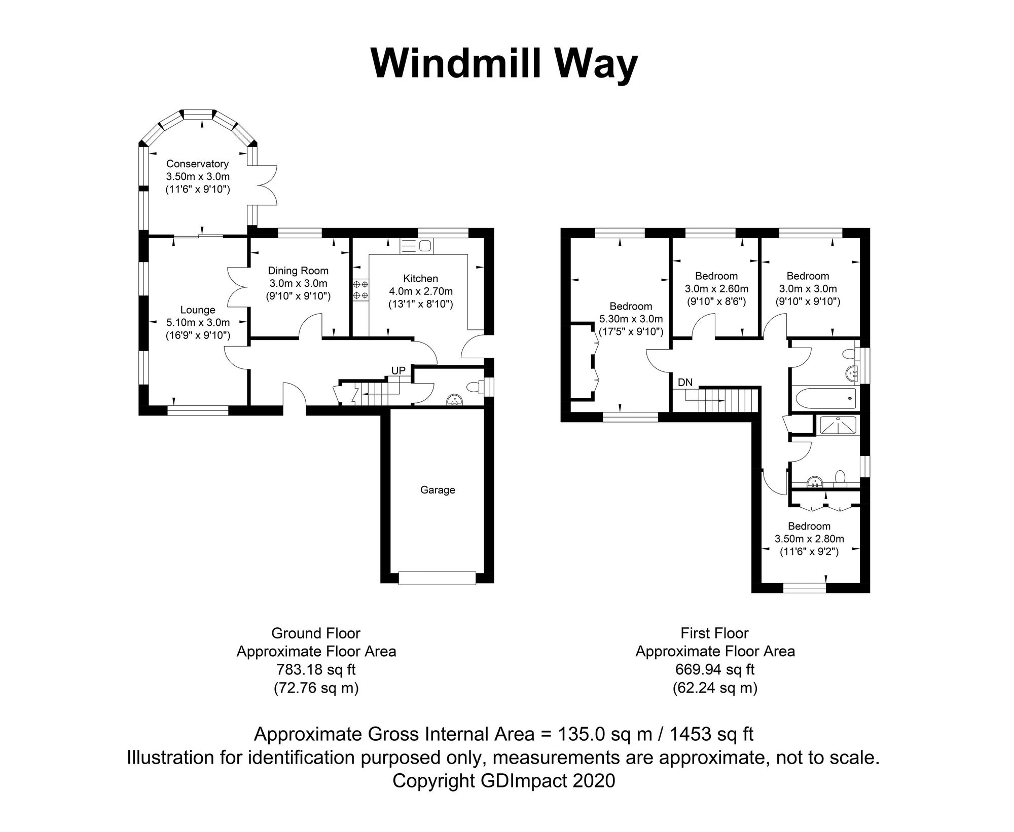33 Windmill Way, Reigate floorplan