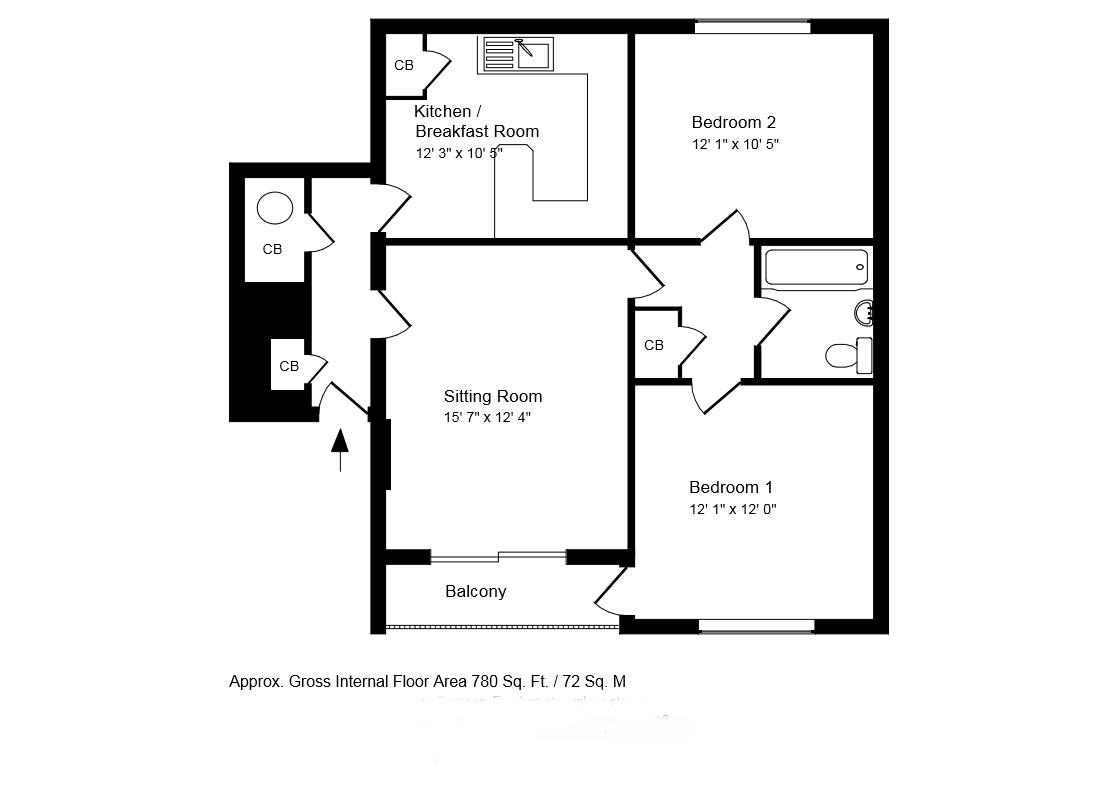 2 Bedrooms Flat to rent in Solsbury Way, Fairfield Park, Bath BA1