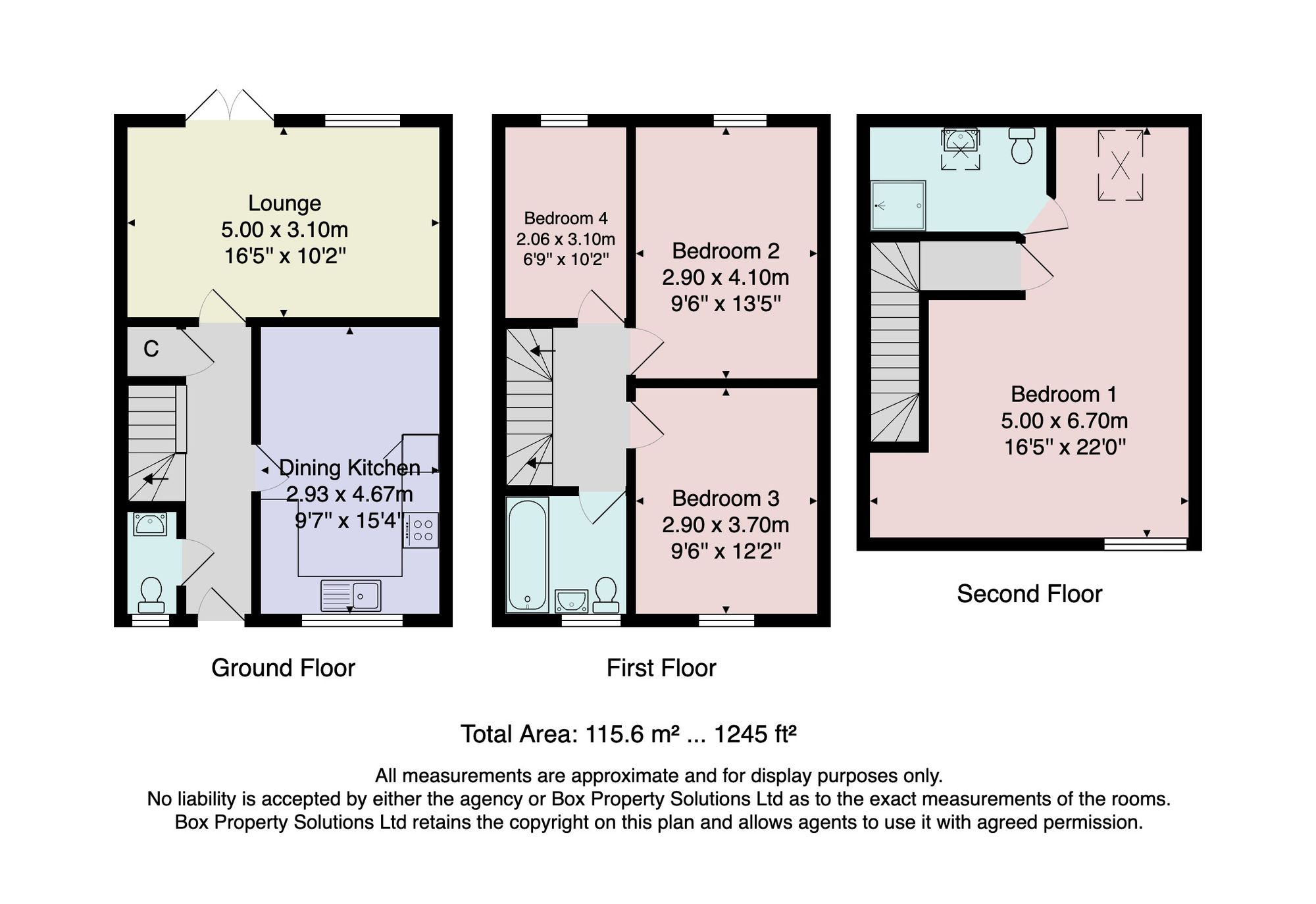 45 Stainmore Grove, Harrogate floorplan