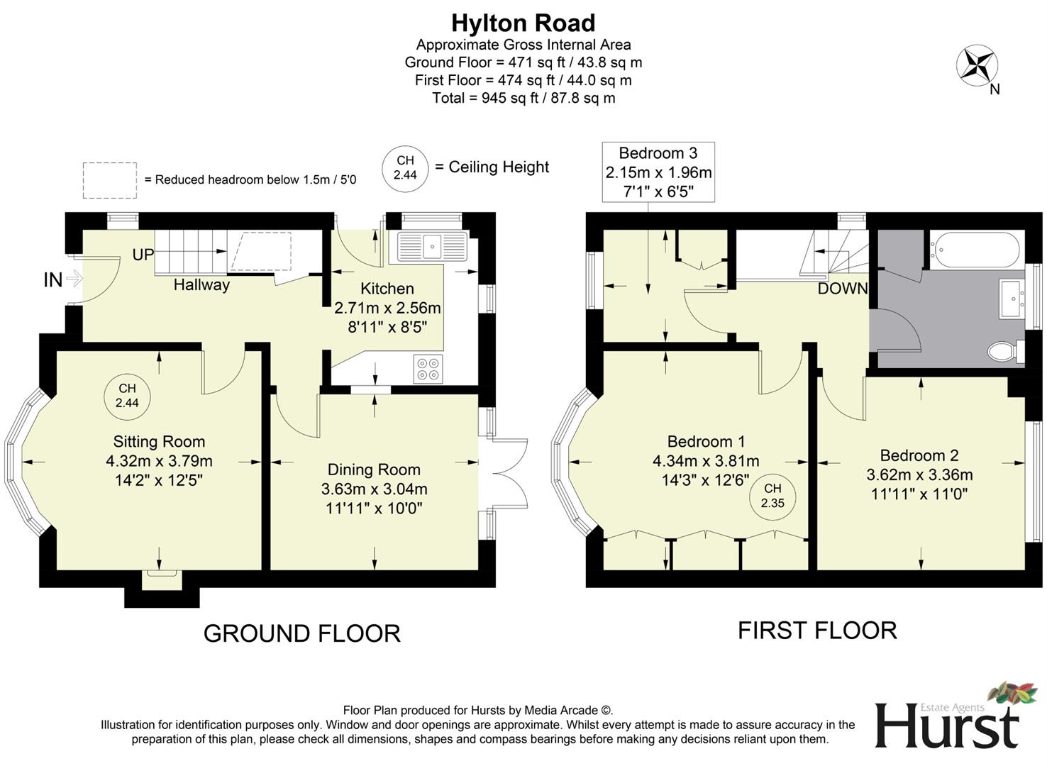 Hylton Road, High HP12, 3 bedroom detached house for sale