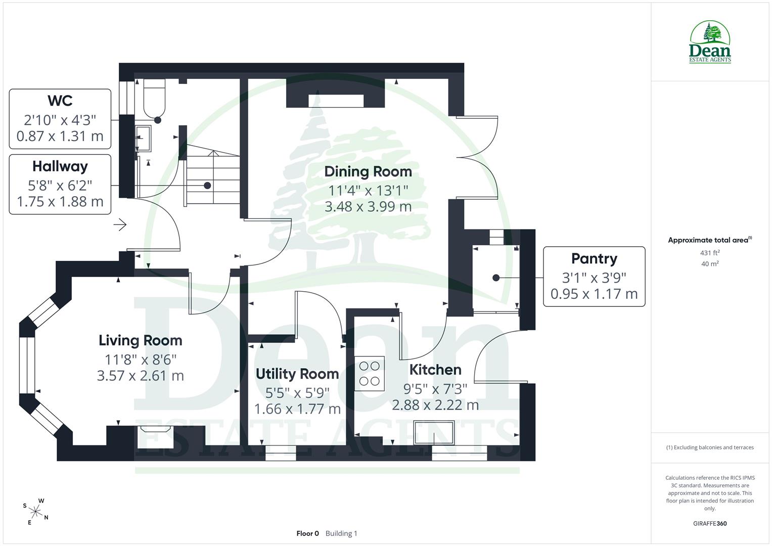 23, Slade Road, Lydney floorplan